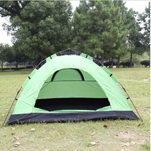 2 Person Double Layers Fiberglass Pole Camping Tent